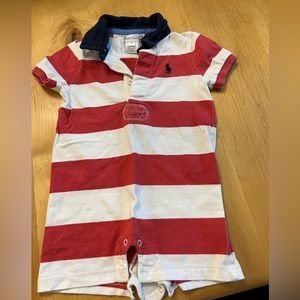 Ralph Lauren baby boys cotton shortall